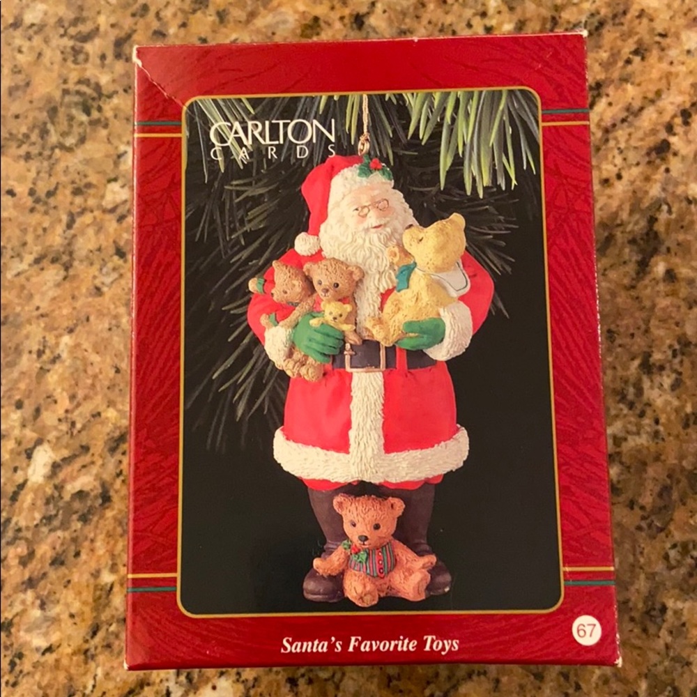 Carlton cards santa ornament! Great condition